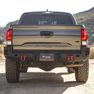 TOYOTA TACOMA REAR BUMPER : GEN3 W/ INTEGRATED BLIND SPOT MONITORING SENSOR SLOTS